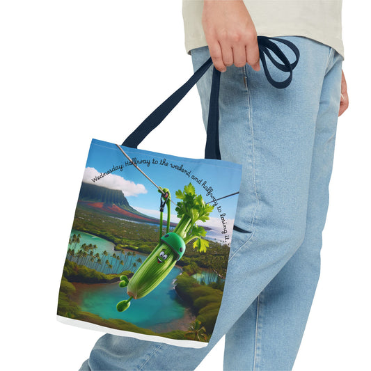 Whimsical Vegetable Tote Bag - Perfect for Weekend Adventures!