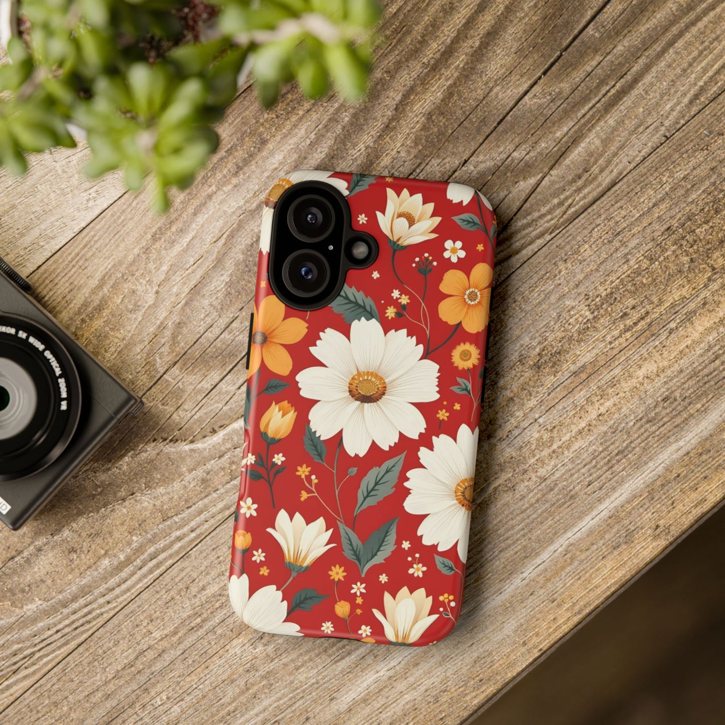 Floral Tough Phone Case | Durable Protection with Vibrant Flowers