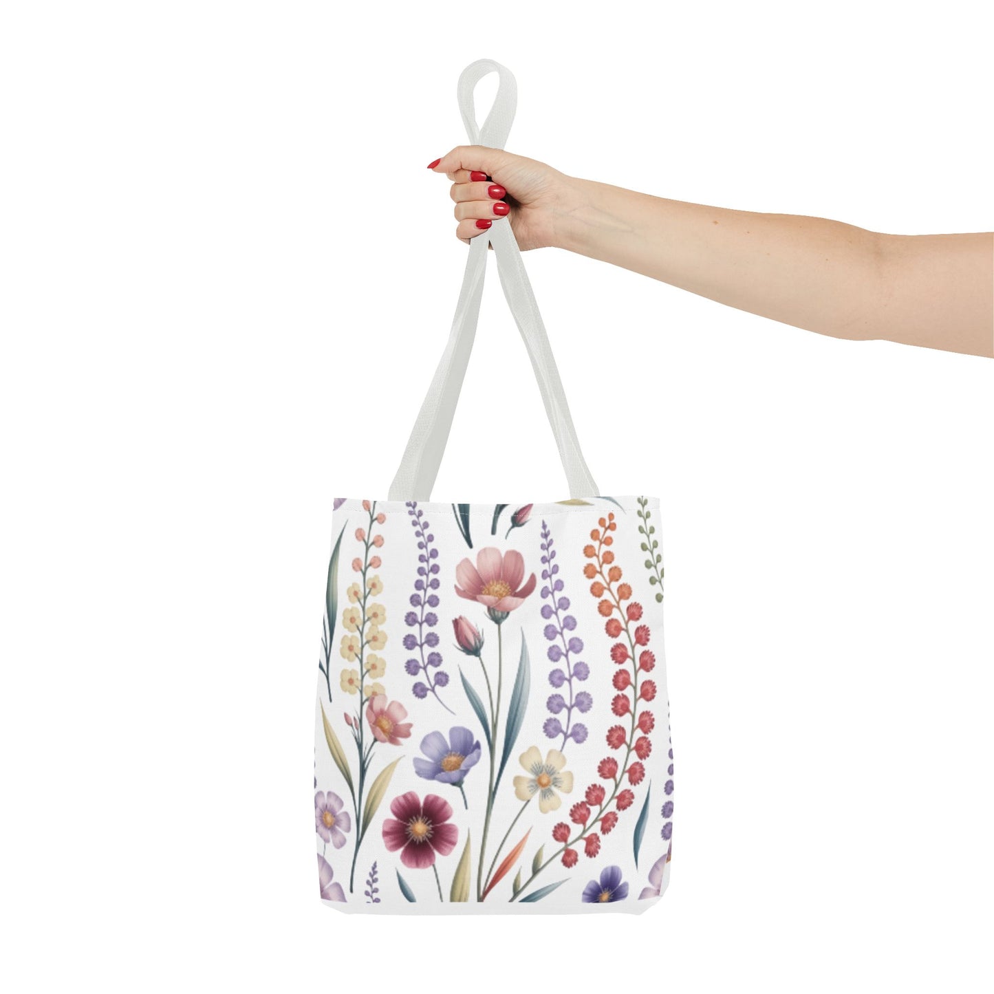 Floral Tote Bag, Stylish Shopping Bag, Reusable Grocery Tote, Summer Outing Purse, Eco-Friendly Gift, Flower Pattern Accessory