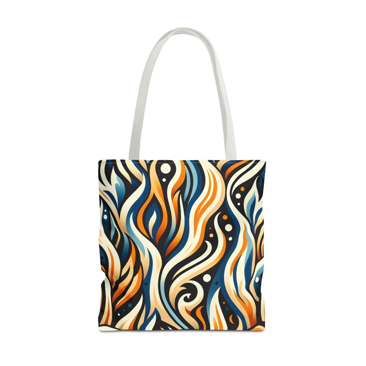 Vibrant Boho Tote Bag - Colorful AOP Design, Beach Essential, Everyday Carry, Gift Idea, Stylish and Functional