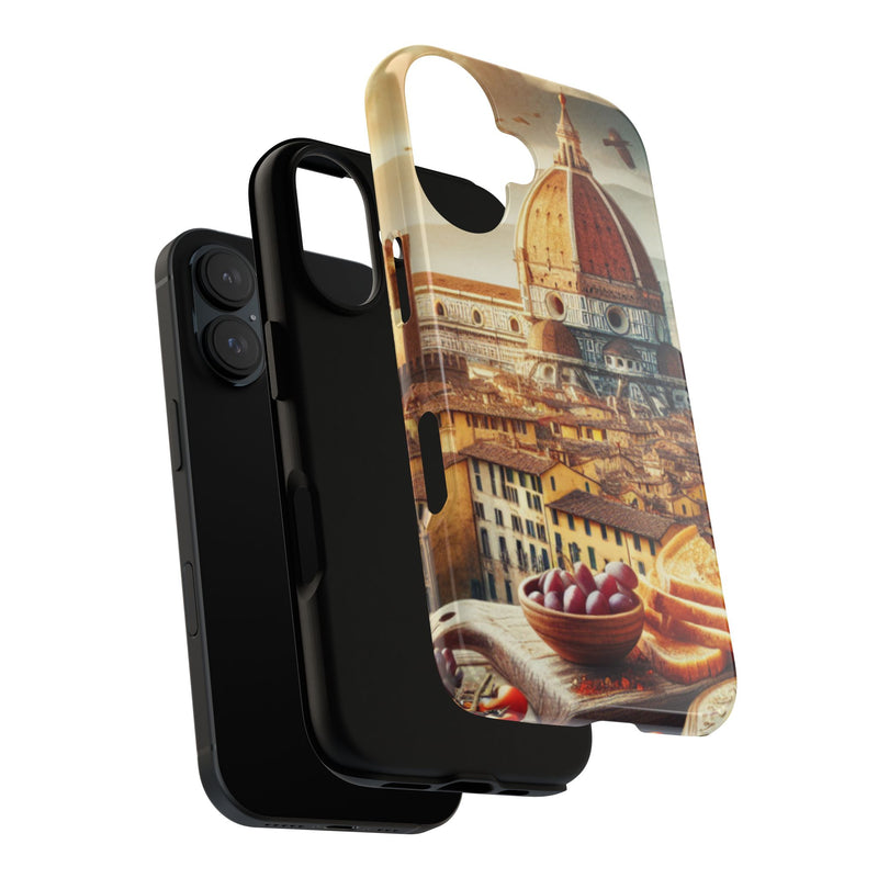Florence Inspired Tough Phone Case - Italian Landscape Design