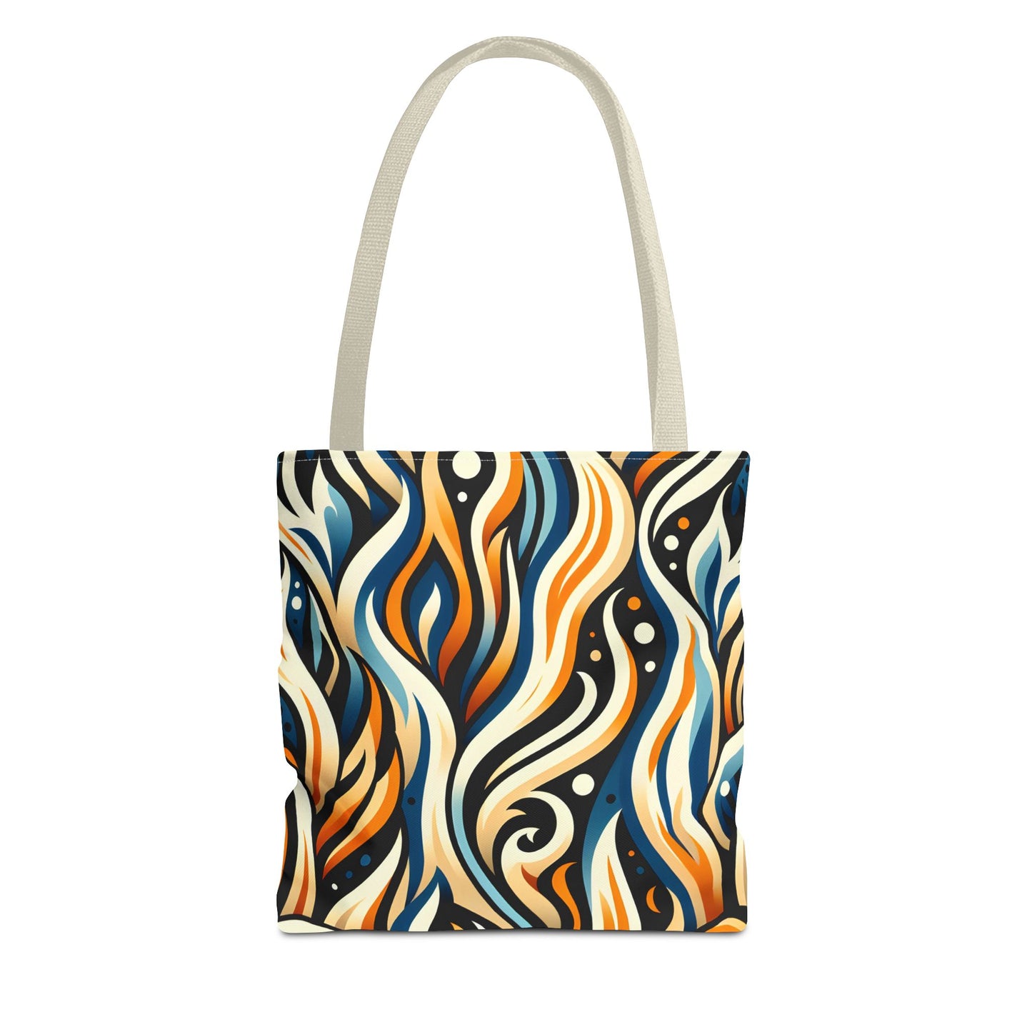 Vibrant Boho Tote Bag - Colorful AOP Design, Beach Essential, Everyday Carry, Gift Idea, Stylish and Functional