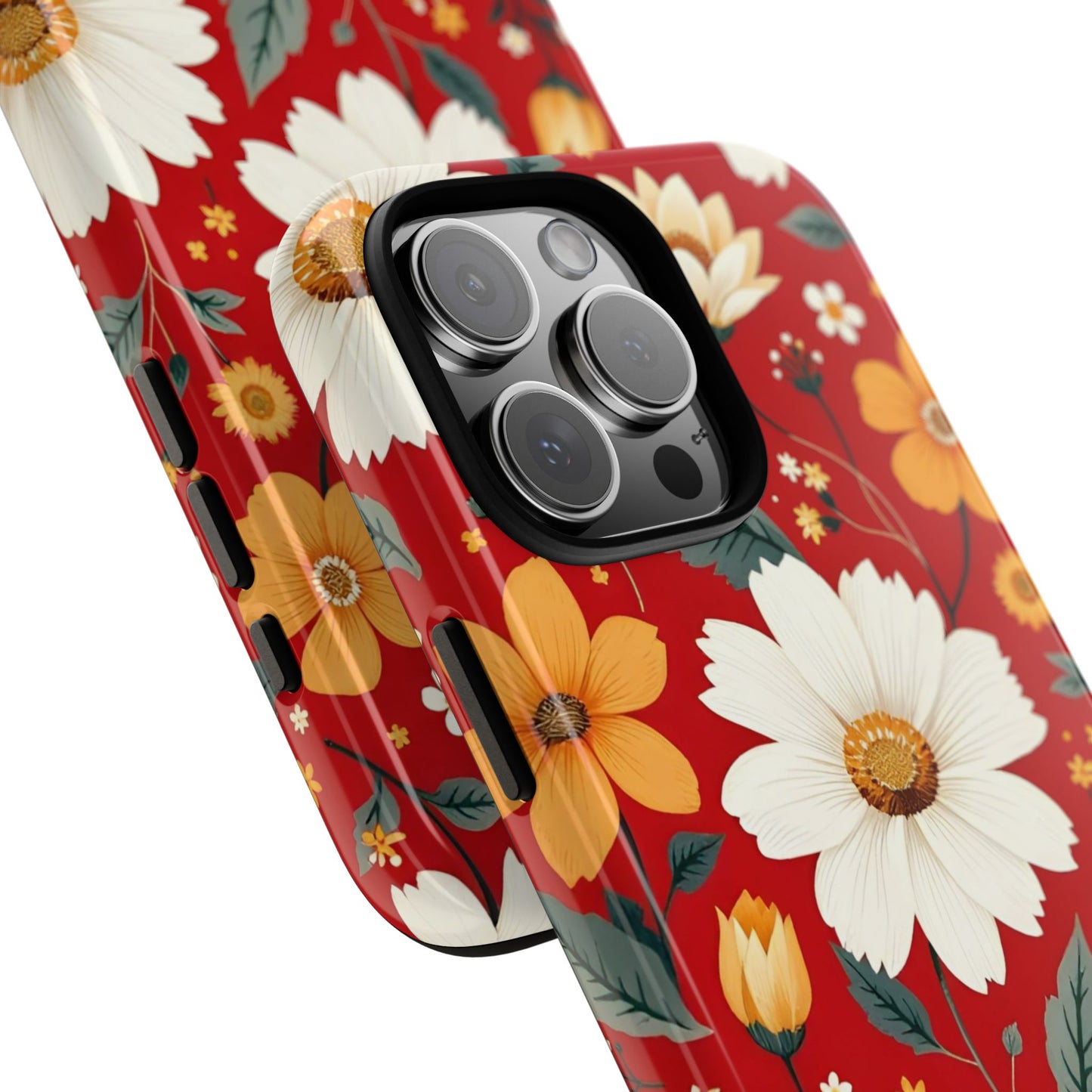 Floral Tough Phone Case | Durable Protection with Vibrant Flowers