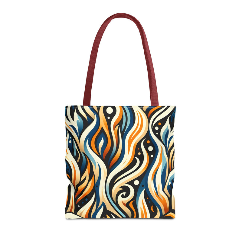 Vibrant Boho Tote Bag - Colorful AOP Design, Beach Essential, Everyday Carry, Gift Idea, Stylish and Functional