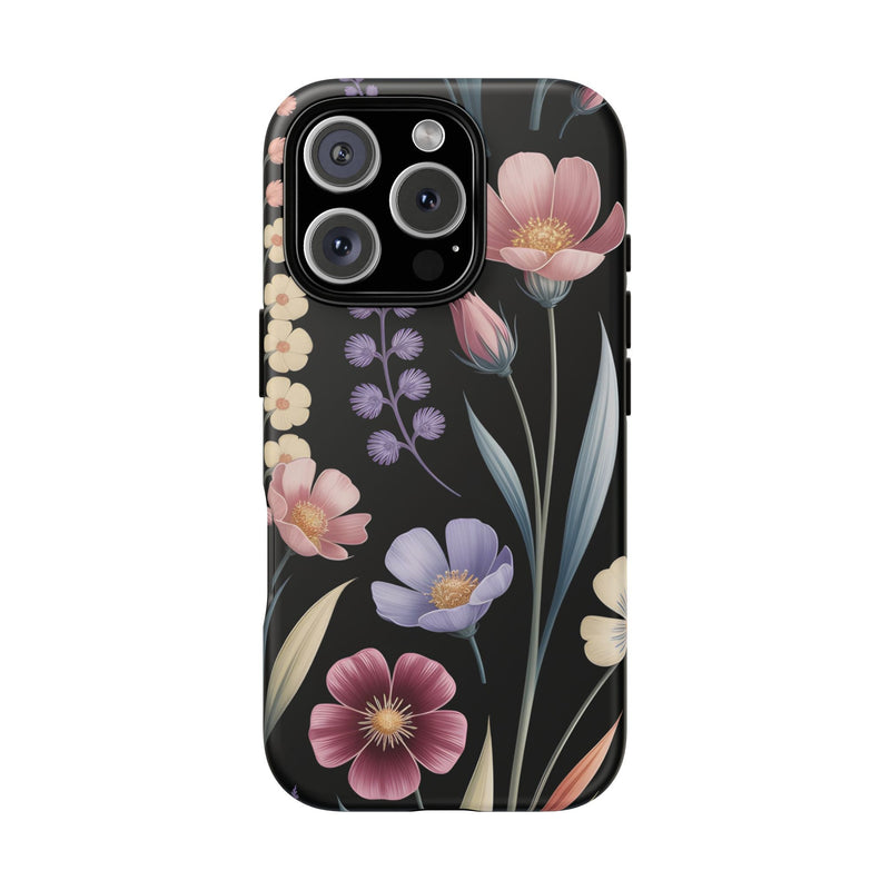 Floral Phone Case - Tough Cases with Elegant Botanical Design