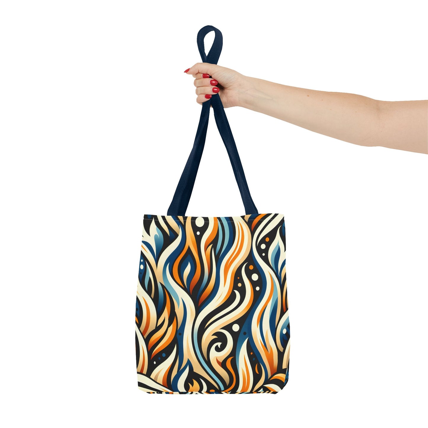 Vibrant Boho Tote Bag - Colorful AOP Design, Beach Essential, Everyday Carry, Gift Idea, Stylish and Functional
