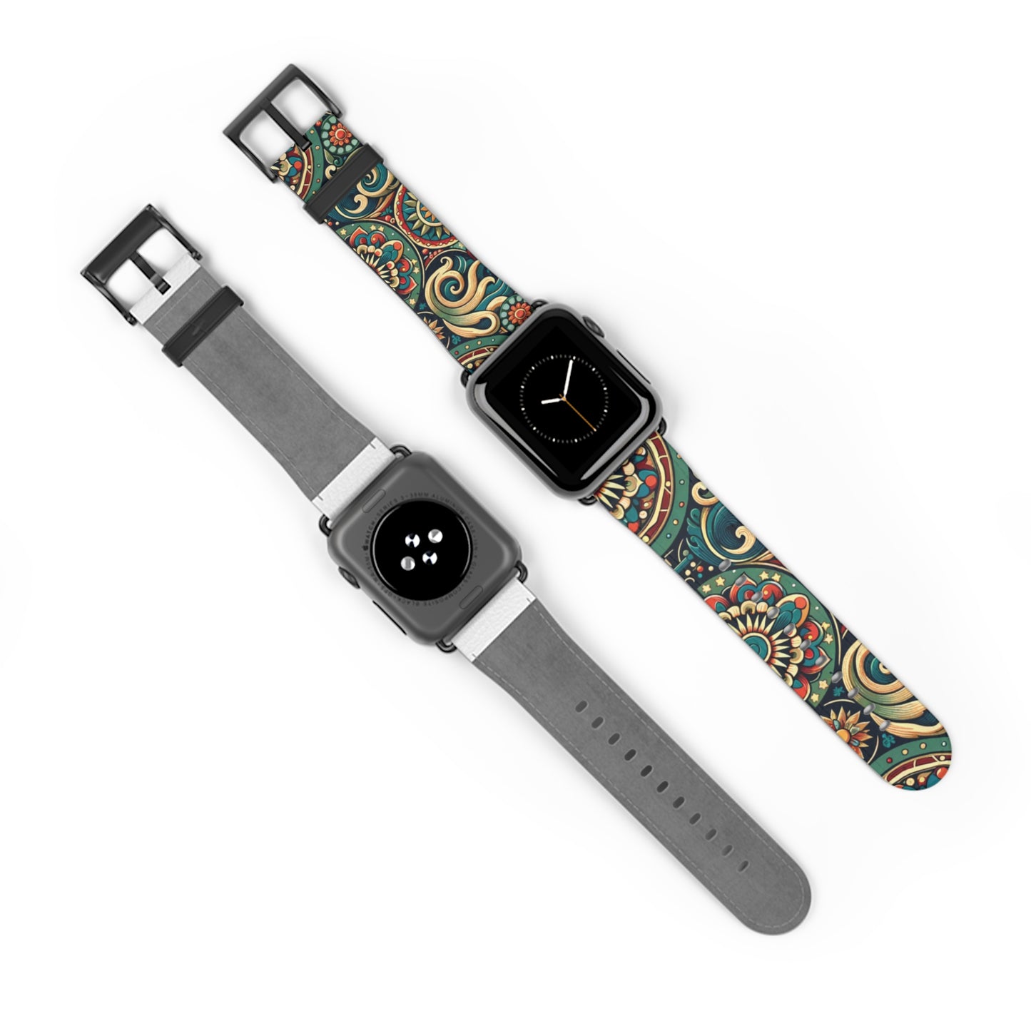 Bohemian Floral Watch Band - Stylish Accessory for Everyday Wear, Fitness Tracker, Gift for Her, Holiday Present, Unique Style