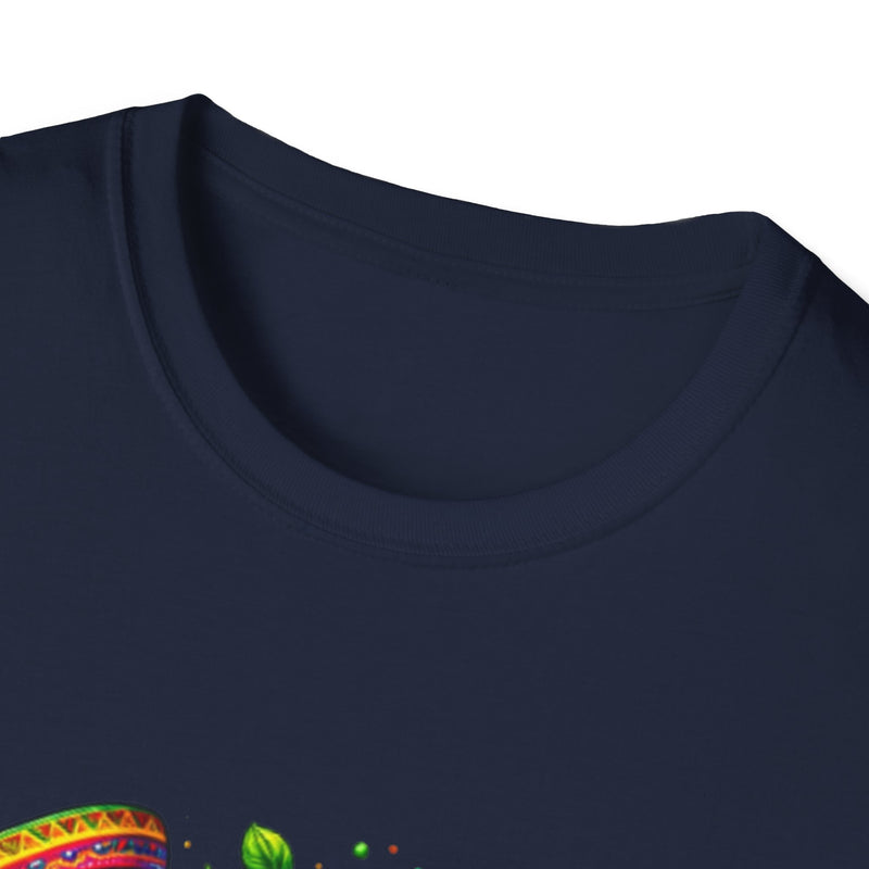 Fiesta Vibes Unisex Softstyle T-Shirt - Colorful Margarita Design