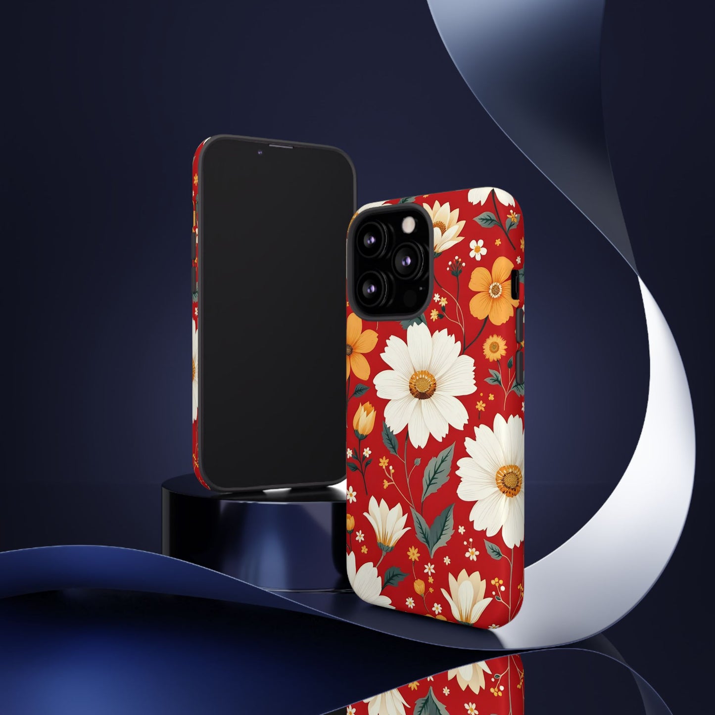 Floral Tough Phone Case | Durable Protection with Vibrant Flowers