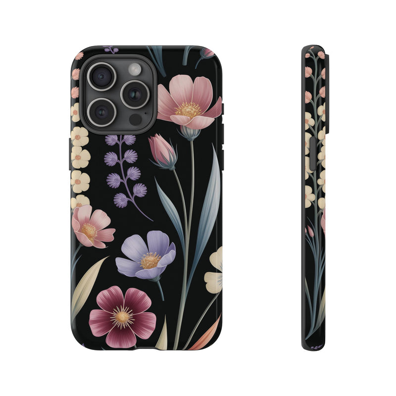 Floral Phone Case - Tough Cases with Elegant Botanical Design