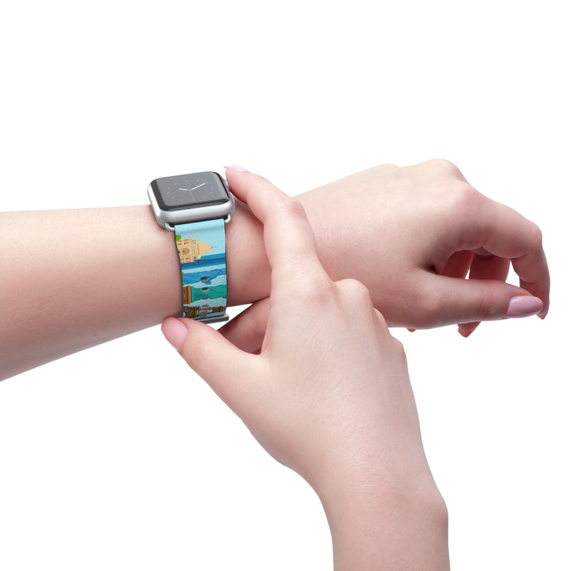 World Landmark Watch Band - Travel-Inspired Design for Adventurers