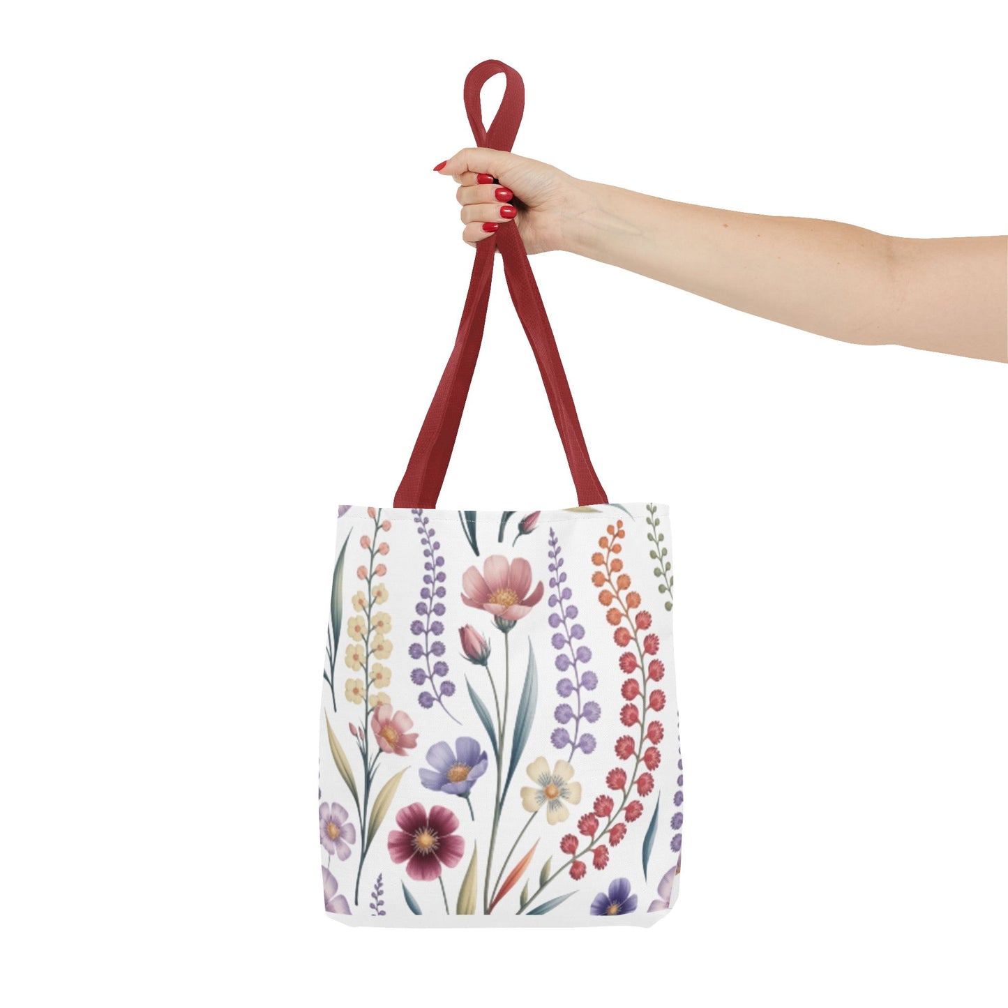 Floral Tote Bag, Stylish Shopping Bag, Reusable Grocery Tote, Summer Outing Purse, Eco-Friendly Gift, Flower Pattern Accessory