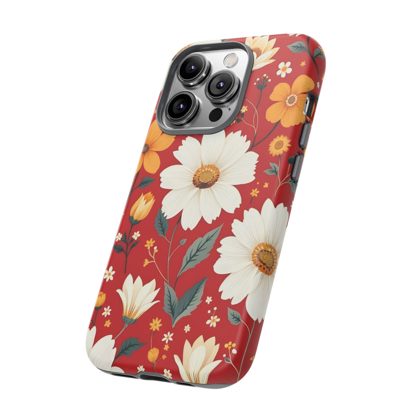 Floral Tough Phone Case | Durable Protection with Vibrant Flowers
