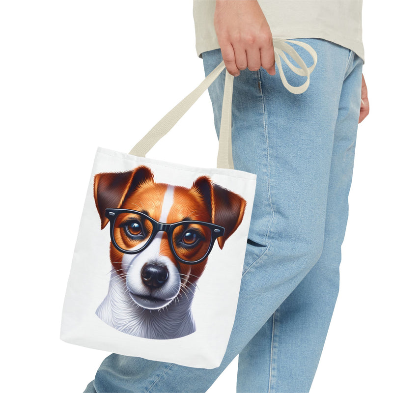 Cool Dog Tote Bag with Glasses - Perfect for Pet Lovers and Everyday Use