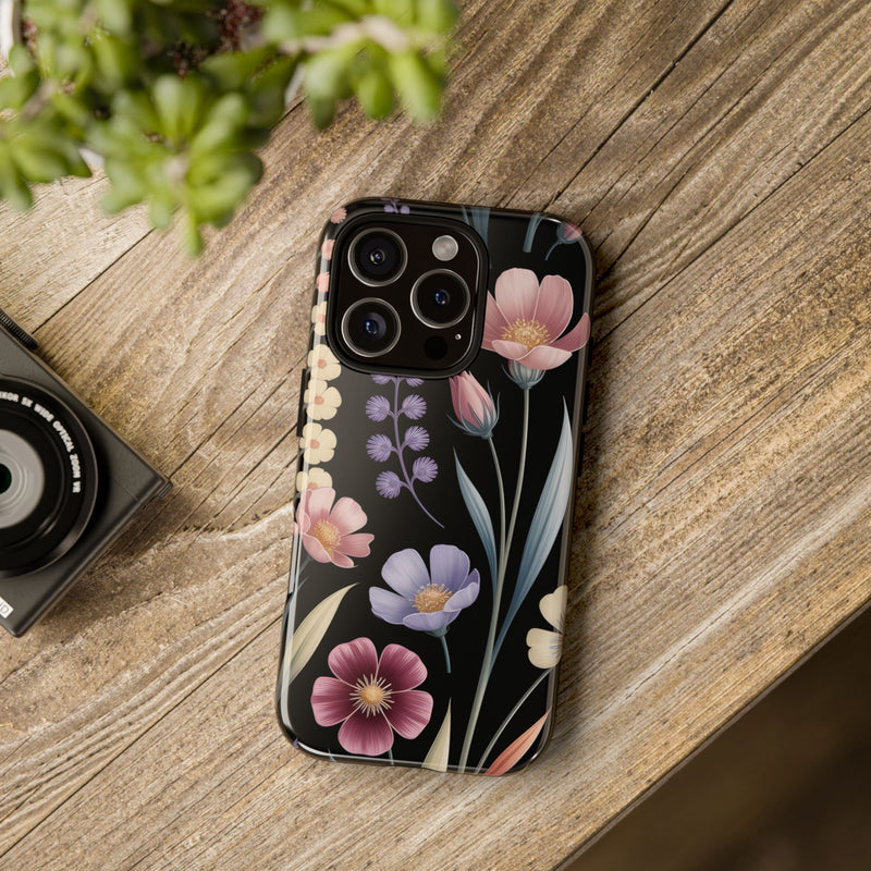 Floral Phone Case - Tough Cases with Elegant Botanical Design