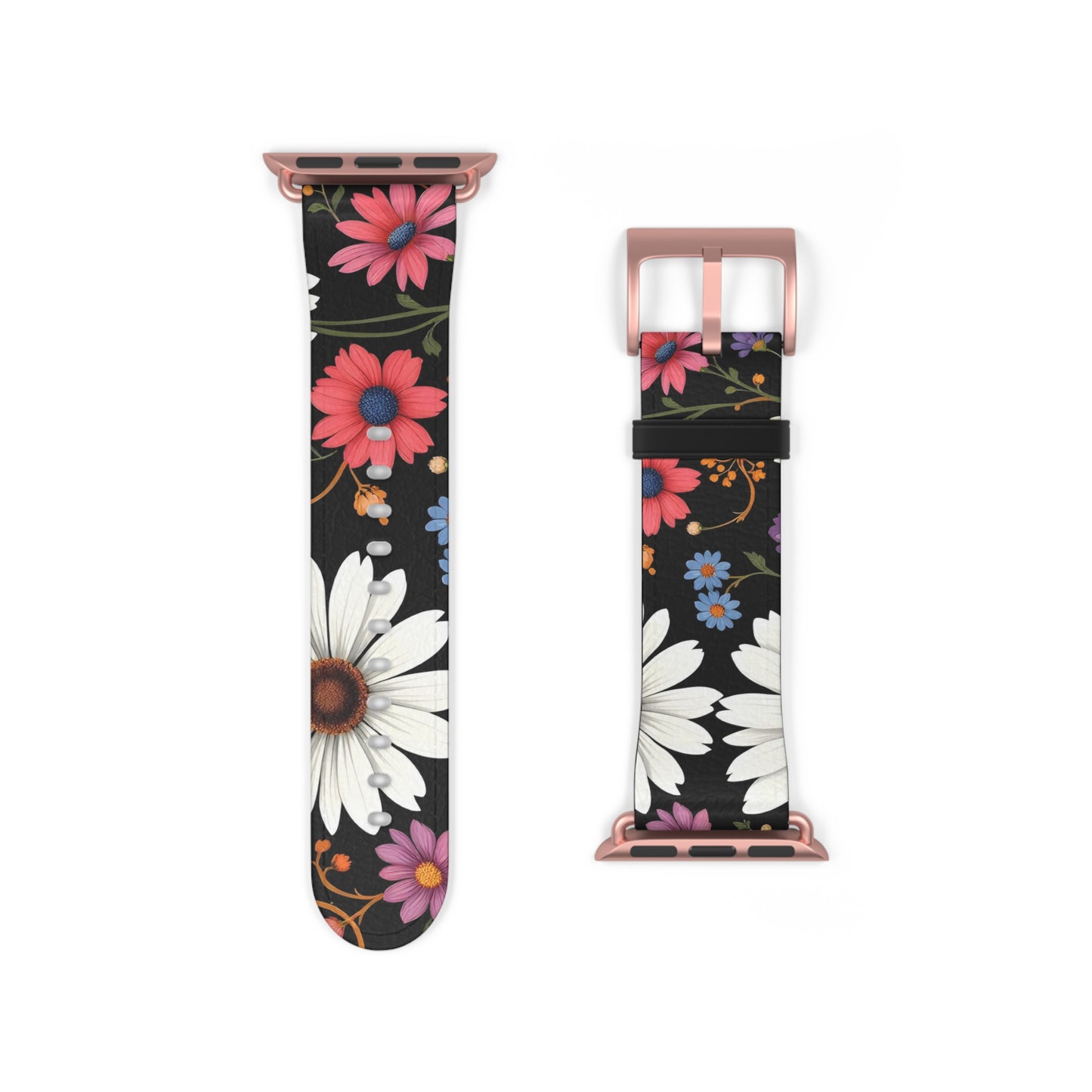 Floral Print Watch Band - Stylish Accessory for Spring & Summer