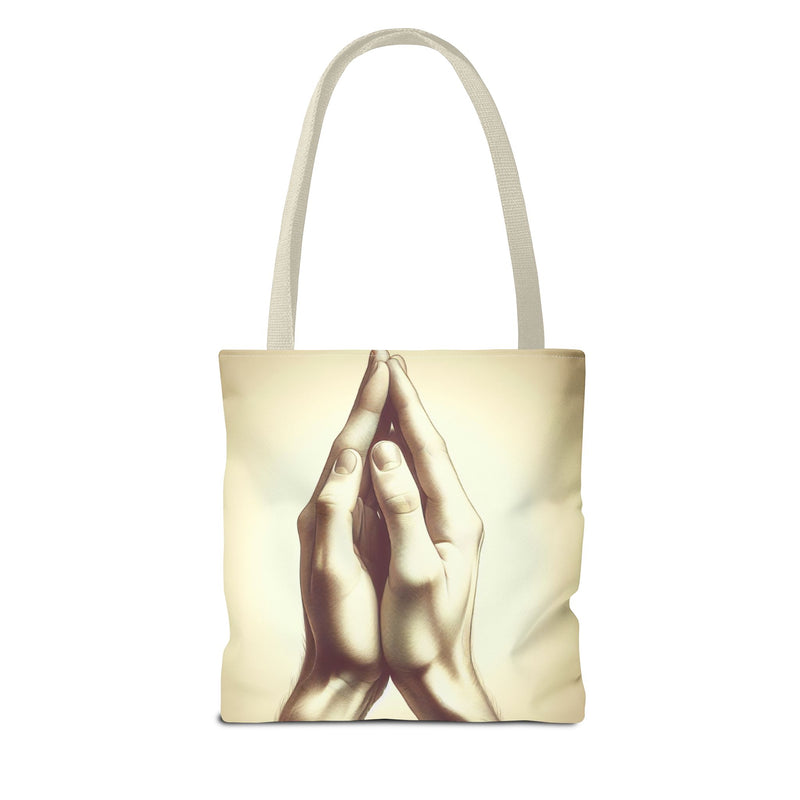 Mindful Hands Tote Bag - Elegant Design for Everyday Use