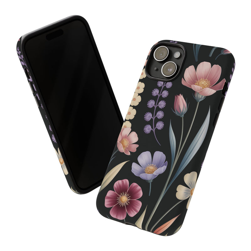Floral Phone Case - Tough Cases with Elegant Botanical Design