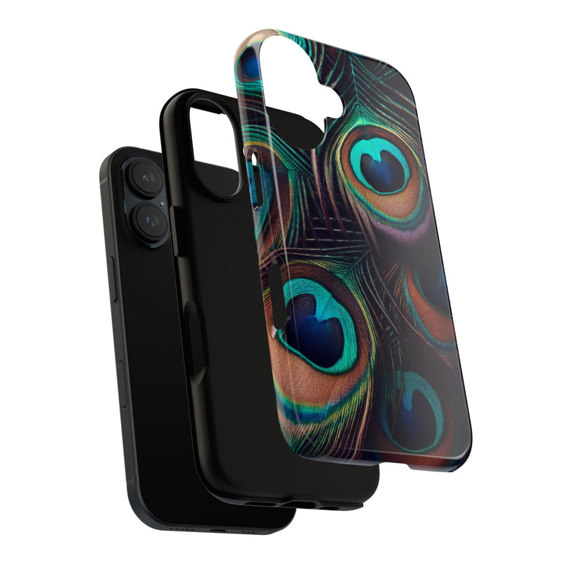Peacock Feather Phone Case - Tough & Stylish Protection