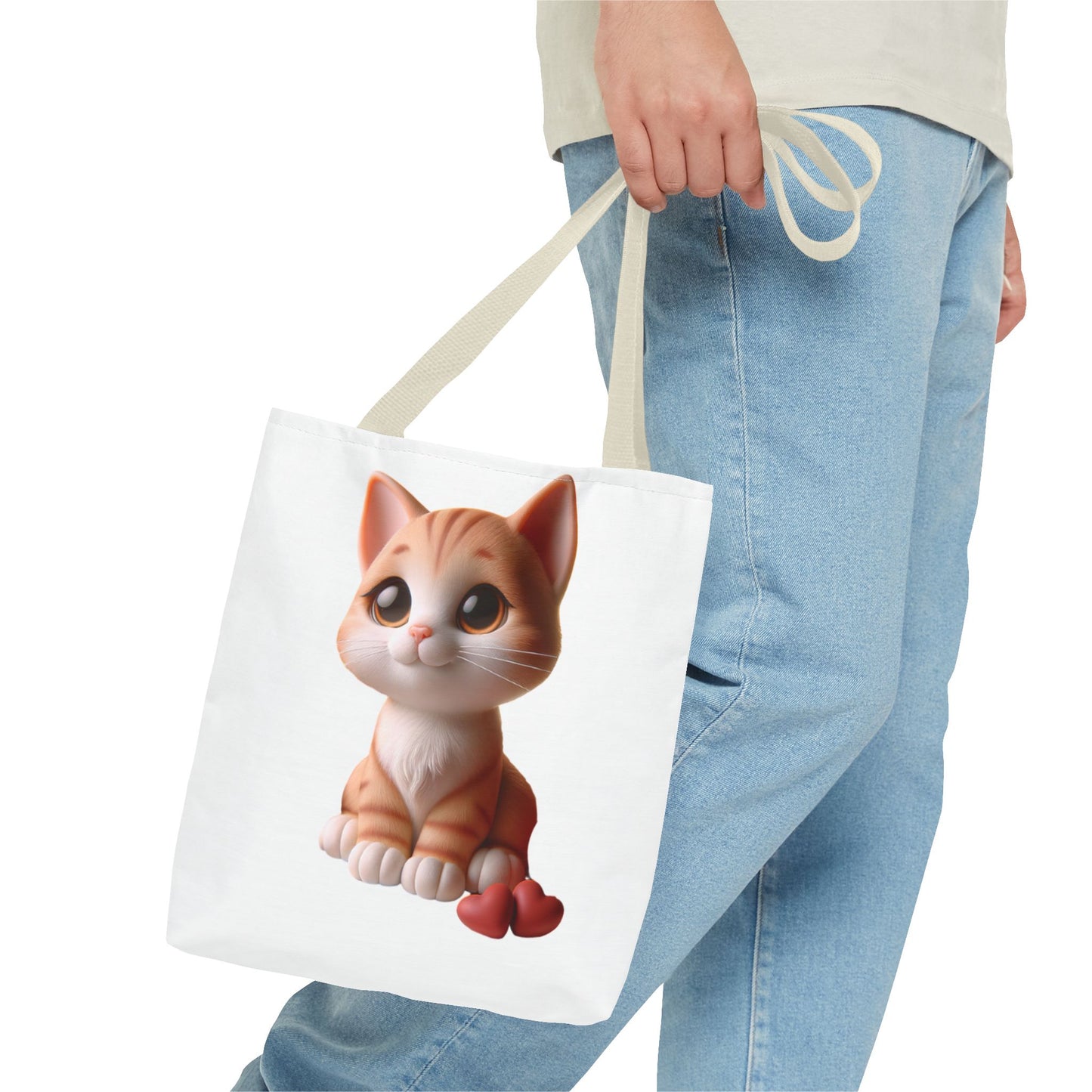 Adorable Cat Tote Bag - Cute Kawaii Design for Cat Lovers