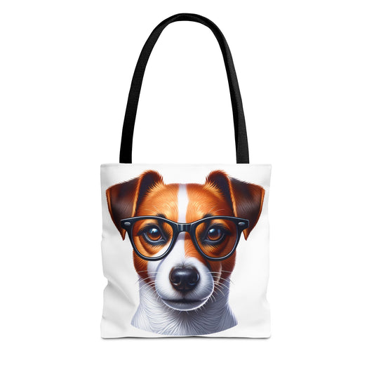 Cool Dog Tote Bag with Glasses - Perfect for Pet Lovers and Everyday Use