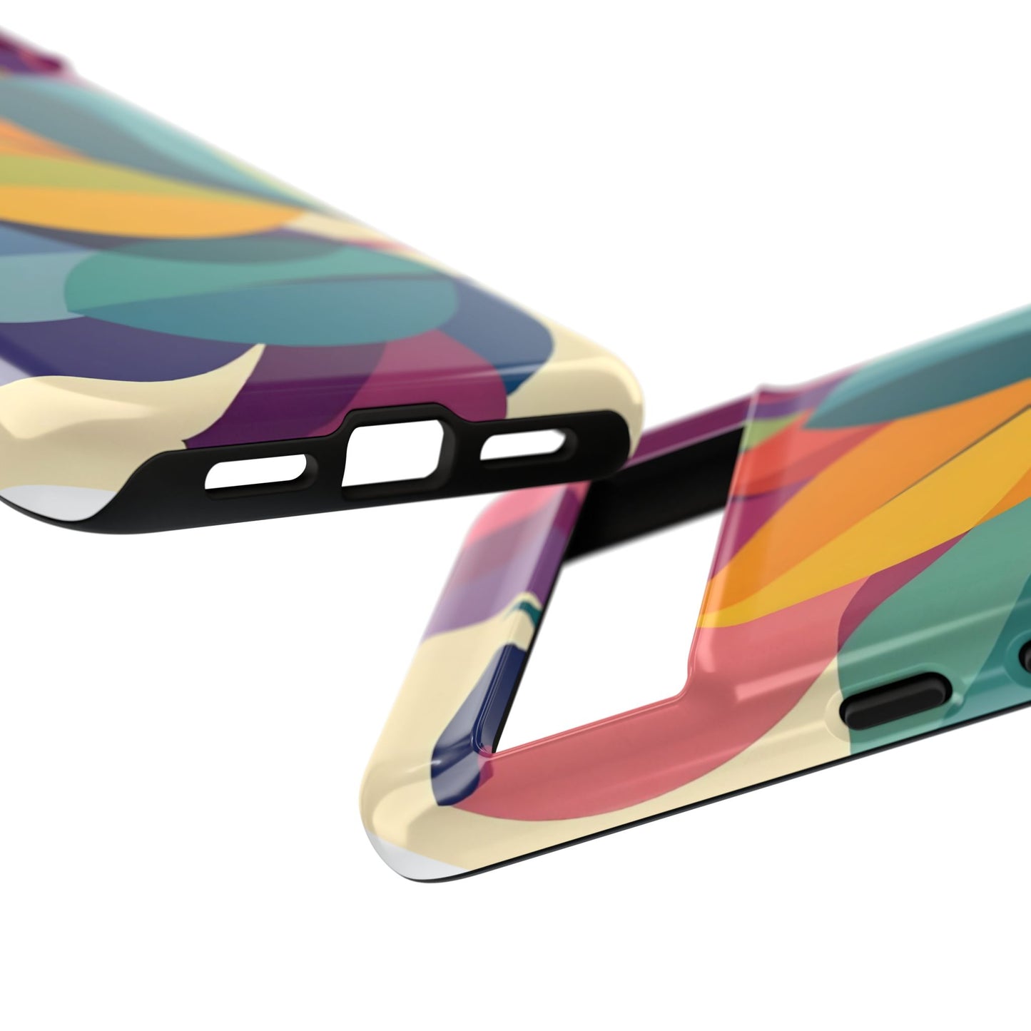 Colorful Leaf Phone Case, Tough TPU Cover, Eco-Friendly Design, Perfect Gift for Nature Lovers, Vibrant Floral Style