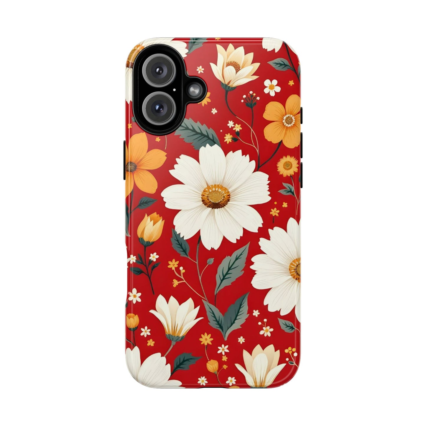 Floral Tough Phone Case | Durable Protection with Vibrant Flowers