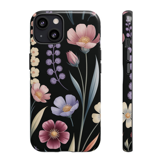 Floral Phone Case - Tough Cases with Elegant Botanical Design