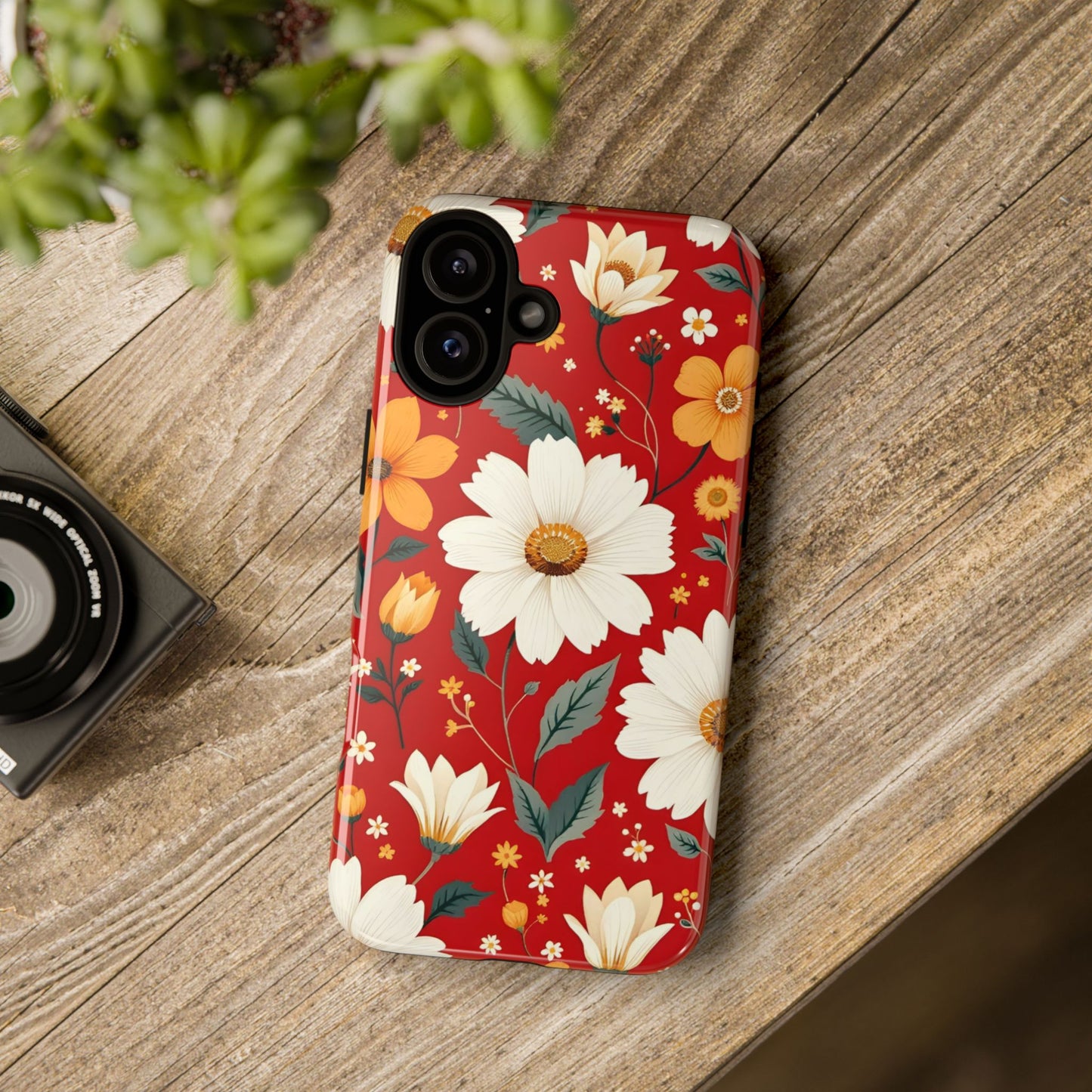 Floral Tough Phone Case | Durable Protection with Vibrant Flowers