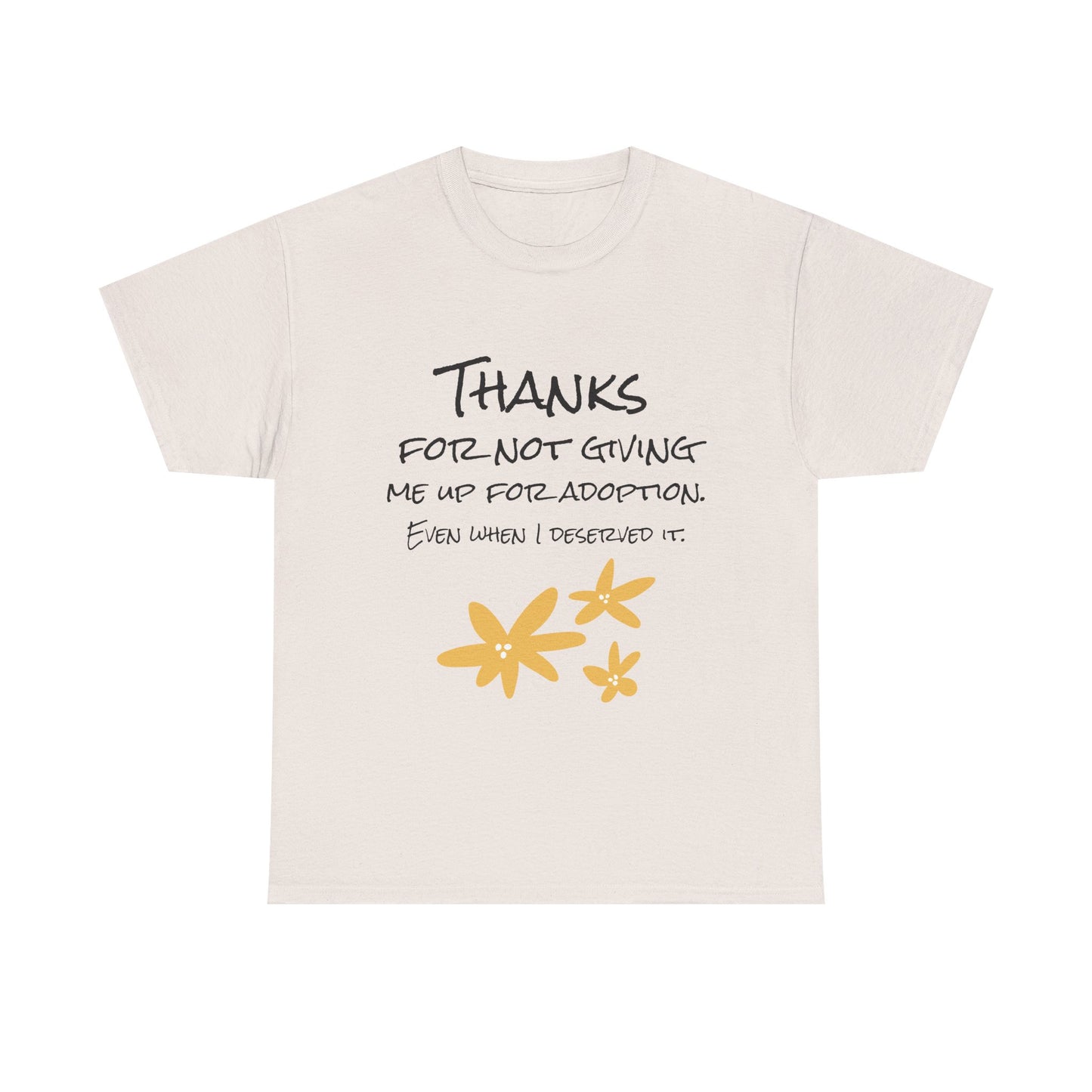 Thank You Unisex Heavy Cotton Tee - Perfect for Mother's Day!