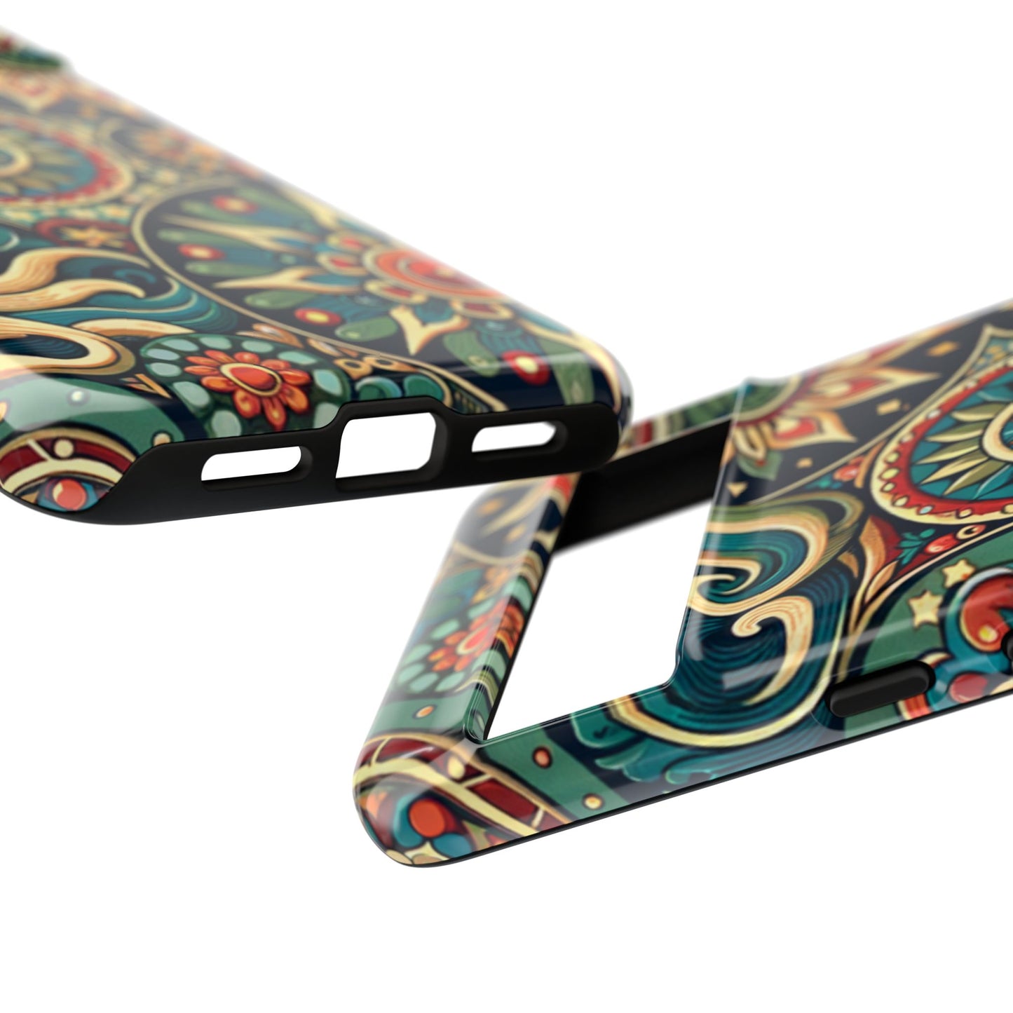 Boho Phone Case with Colorful Mandala Design, Stylish Phone Cover, Trendy Case for Women, Gift for Her, Bohemian Style Accessories