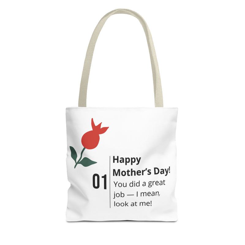 Happy Mother's Day Tote Bag - Fun and Spirited Gift for Moms