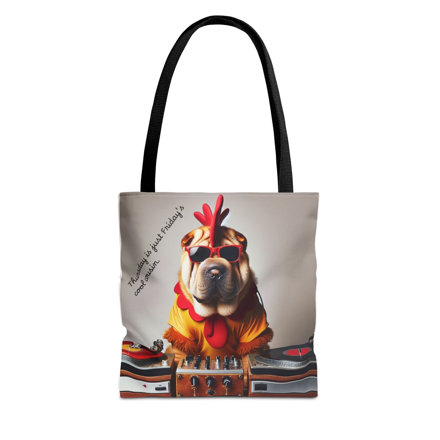 Cool DJ Dog Tote Bag - Perfect for Music Lovers and Pet Owners