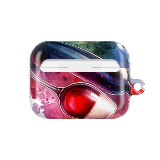 Colorful Watercolor AirPod Case - Artistic Design for Music Lovers