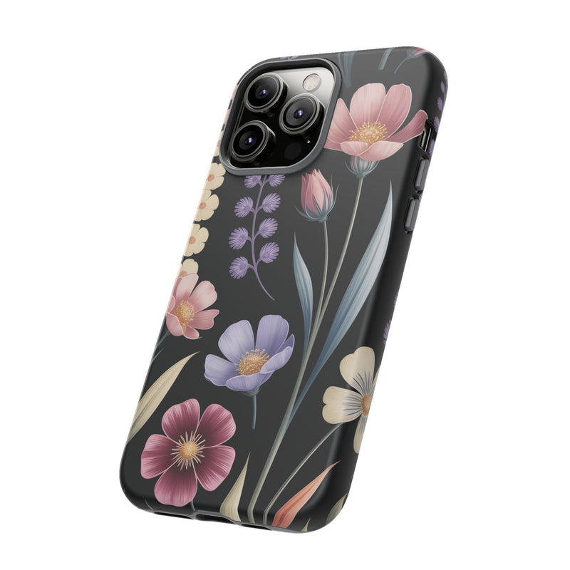 Floral Phone Case - Tough Cases with Elegant Botanical Design