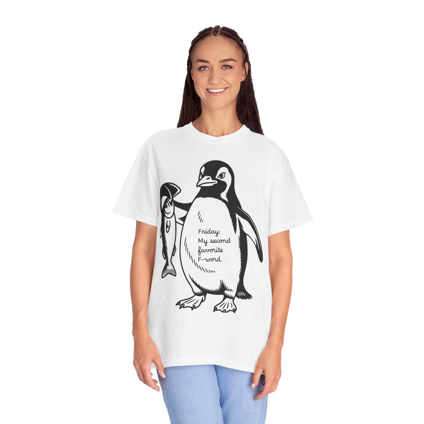 Funny Penguin T-Shirt - Friday My Second Favorite F-Word