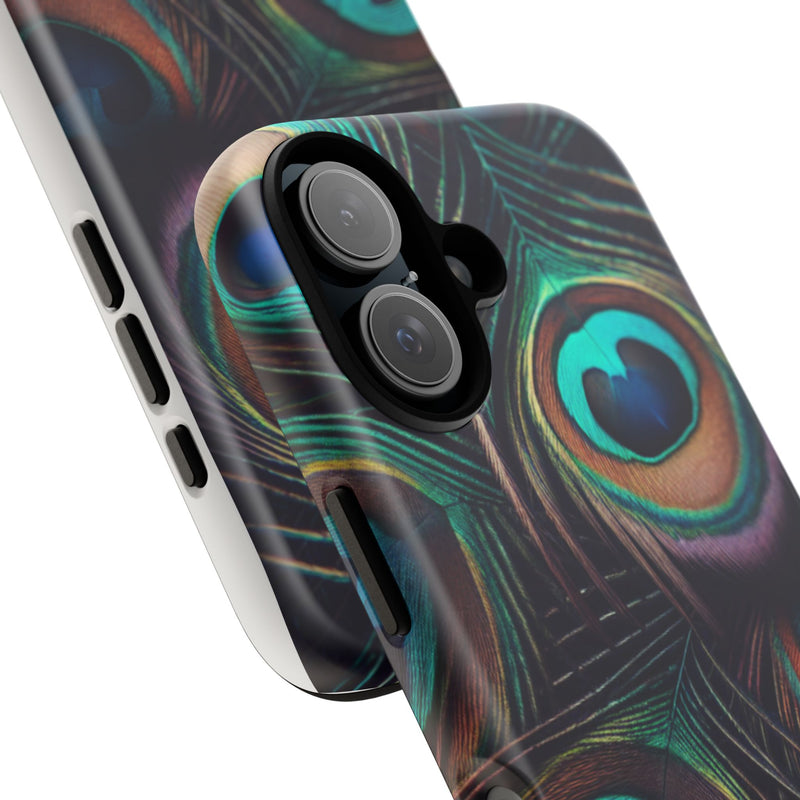 Peacock Feather Phone Case - Tough & Stylish Protection