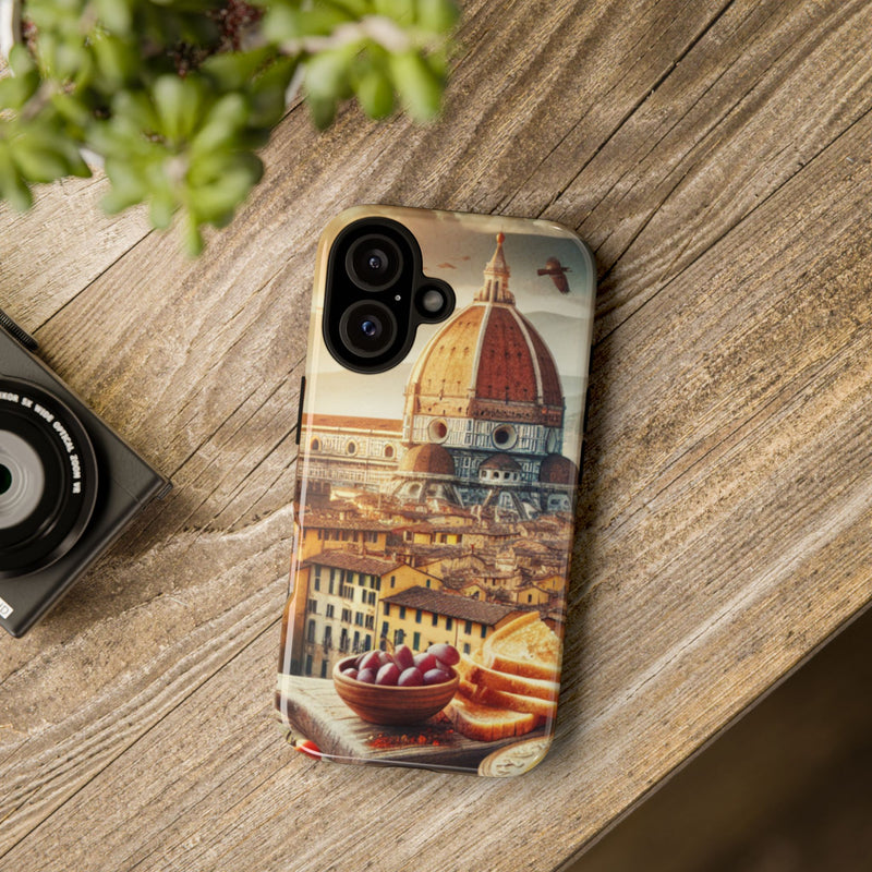 Florence Inspired Tough Phone Case - Italian Landscape Design
