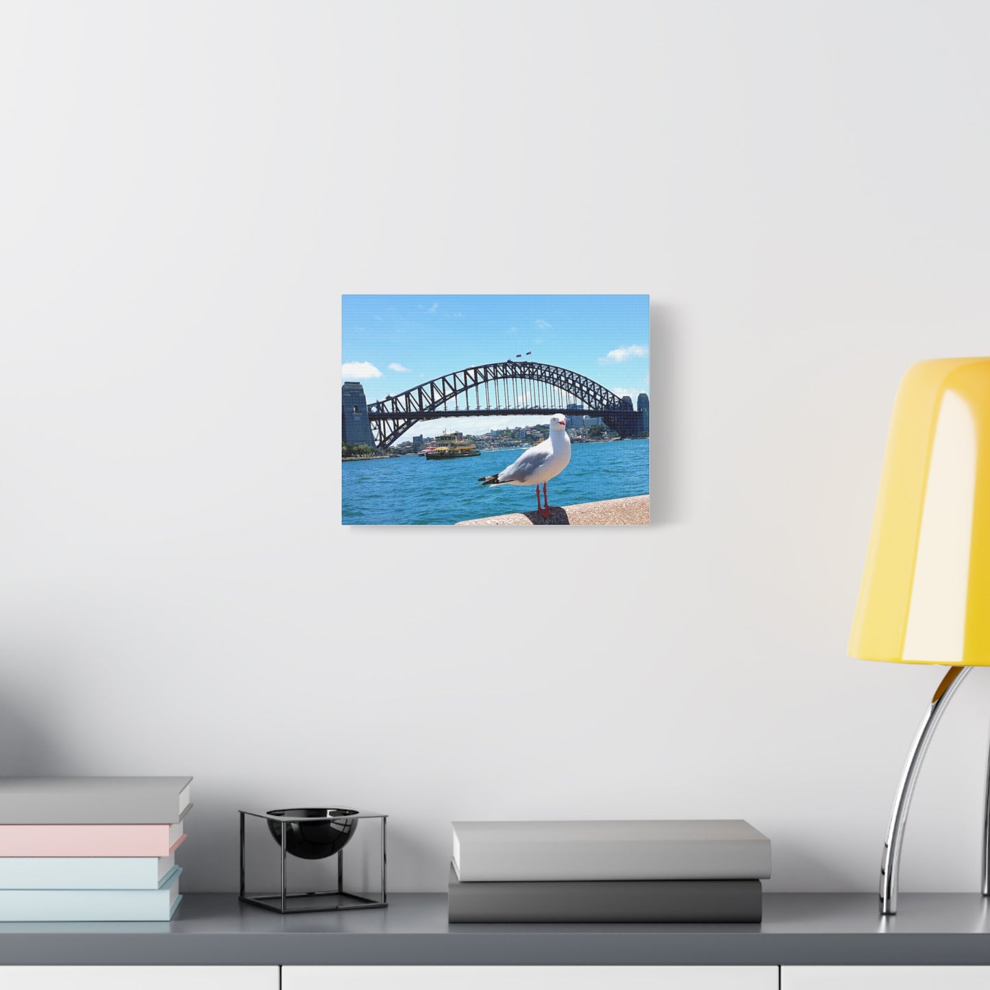 Sydney Harbour Bridge Canvas Print - Seagull Art Decor
