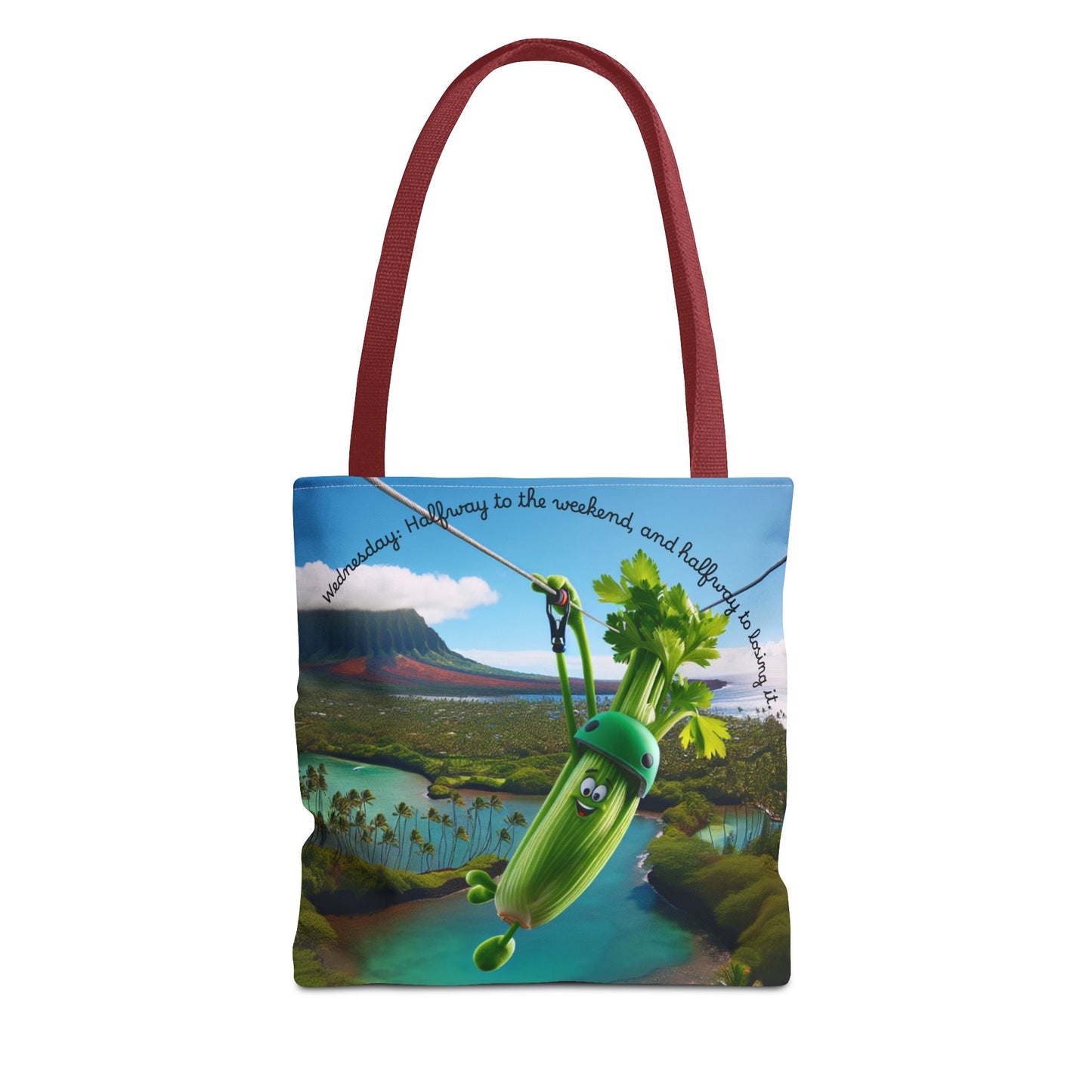 Whimsical Vegetable Tote Bag - Perfect for Weekend Adventures!