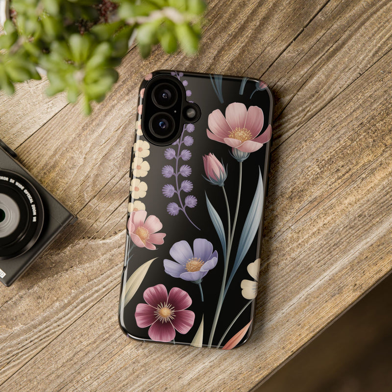 Floral Phone Case - Tough Cases with Elegant Botanical Design