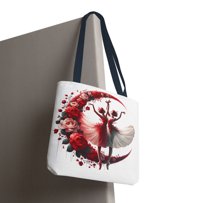 Elegant Floral Ballerina Tote Bag - Perfect for Dance Lovers & Special Occasions
