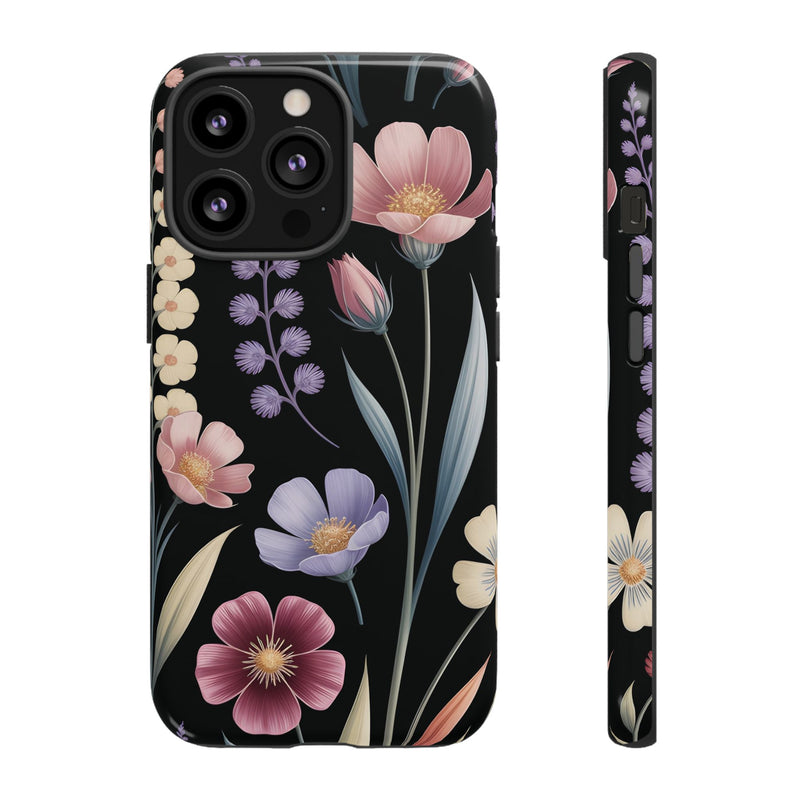 Floral Phone Case - Tough Cases with Elegant Botanical Design