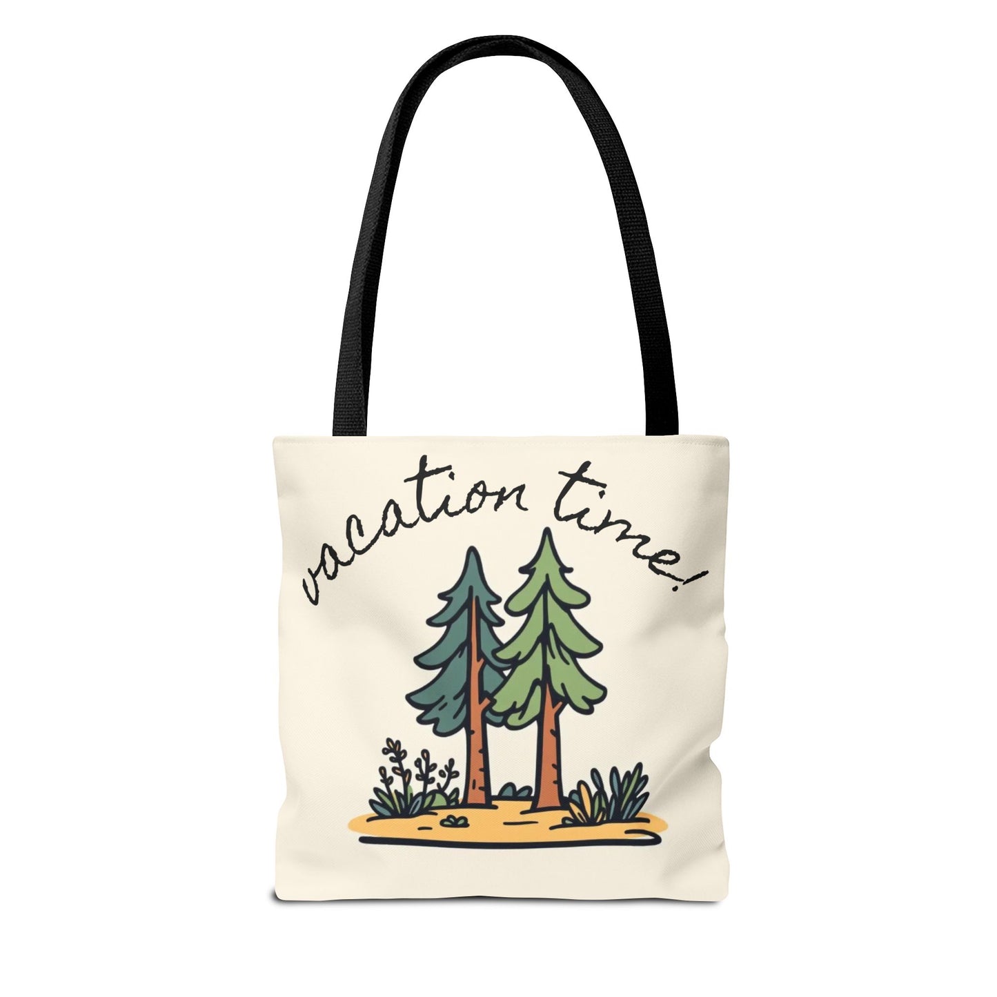 Vacation Time Tote Bag - Nature-Inspired Beach & Travel Accessory