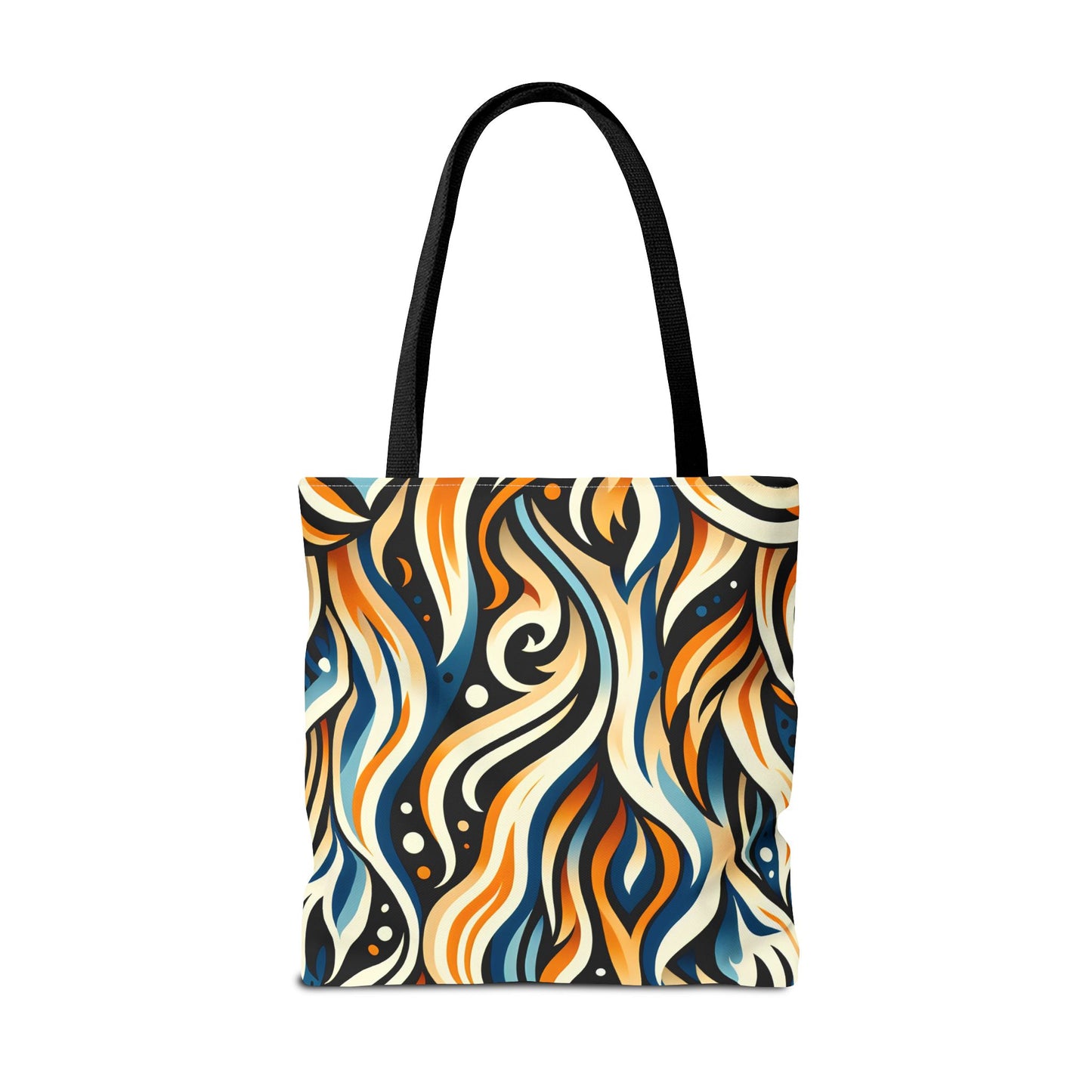 Vibrant Boho Tote Bag - Colorful AOP Design, Beach Essential, Everyday Carry, Gift Idea, Stylish and Functional