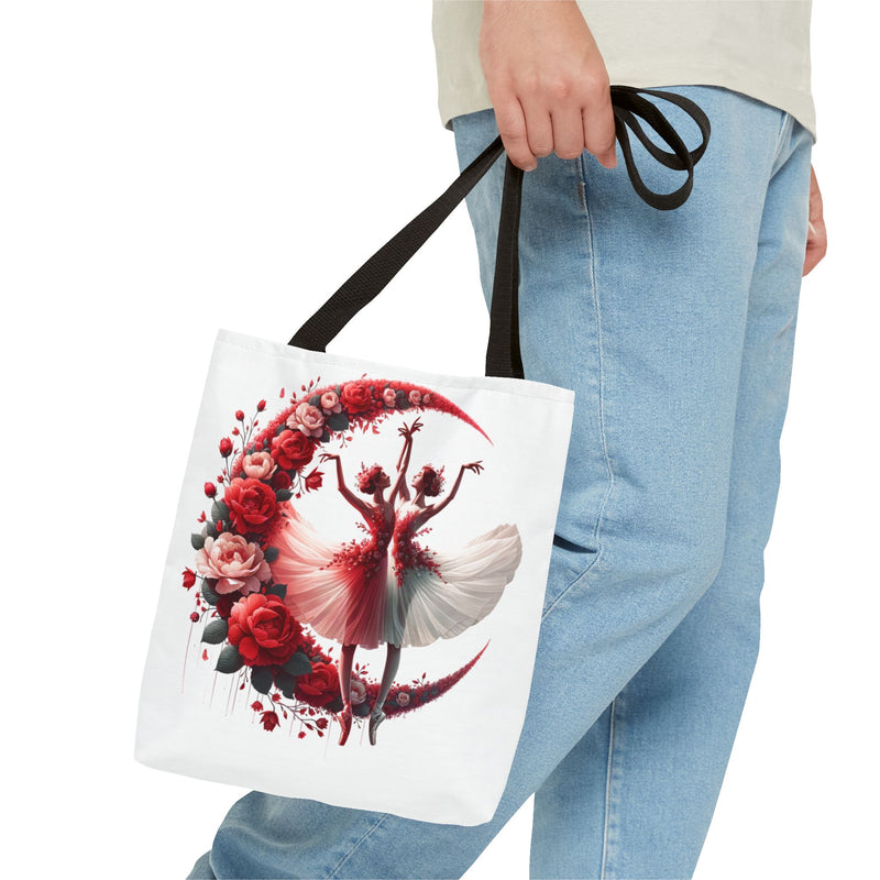 Elegant Floral Ballerina Tote Bag - Perfect for Dance Lovers & Special Occasions
