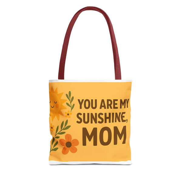 Bright Floral Tote Bag - 'You Are My Sunshine, Mom' - Perfect Gift for Mother's Day