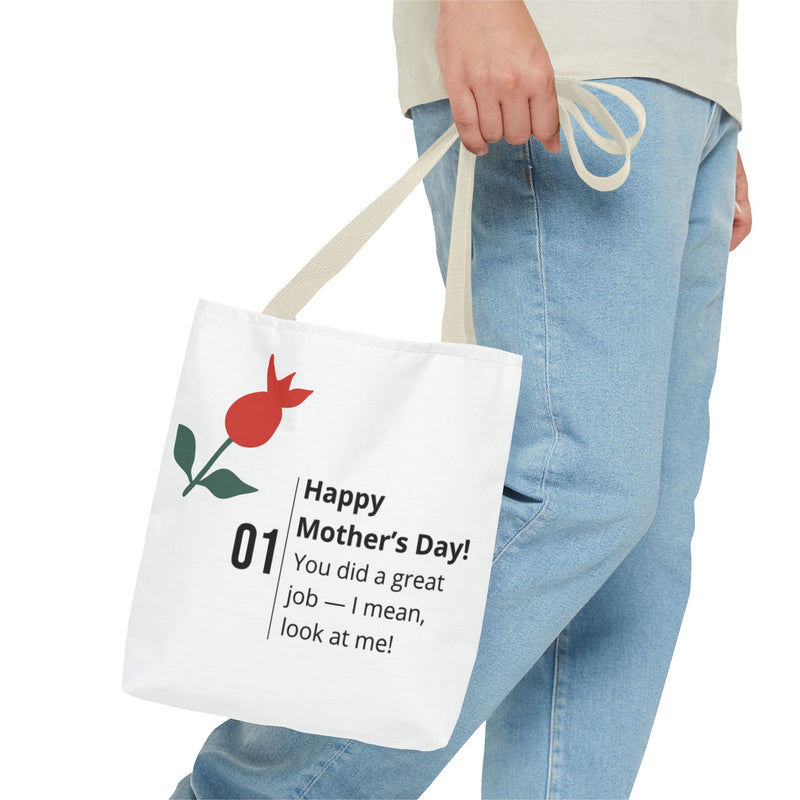 Happy Mother's Day Tote Bag - Fun and Spirited Gift for Moms