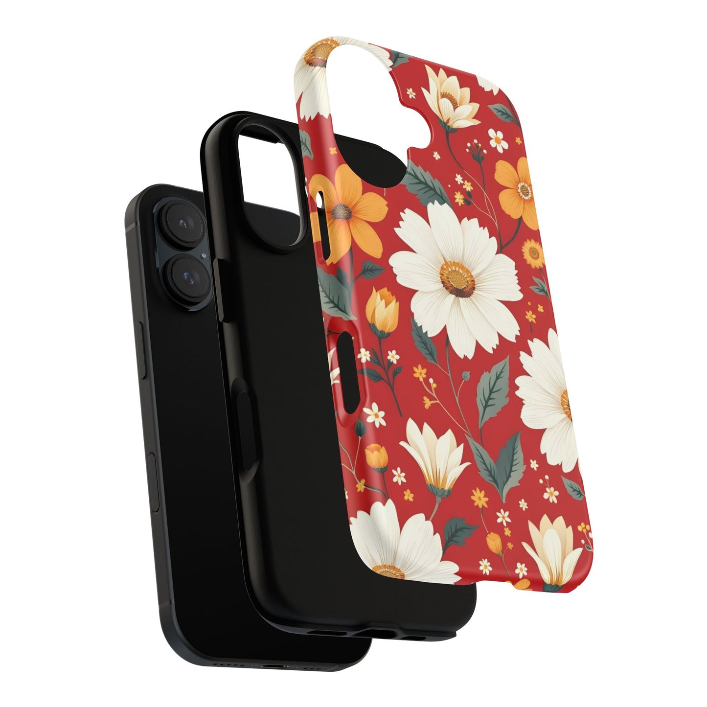 Floral Tough Phone Case | Durable Protection with Vibrant Flowers