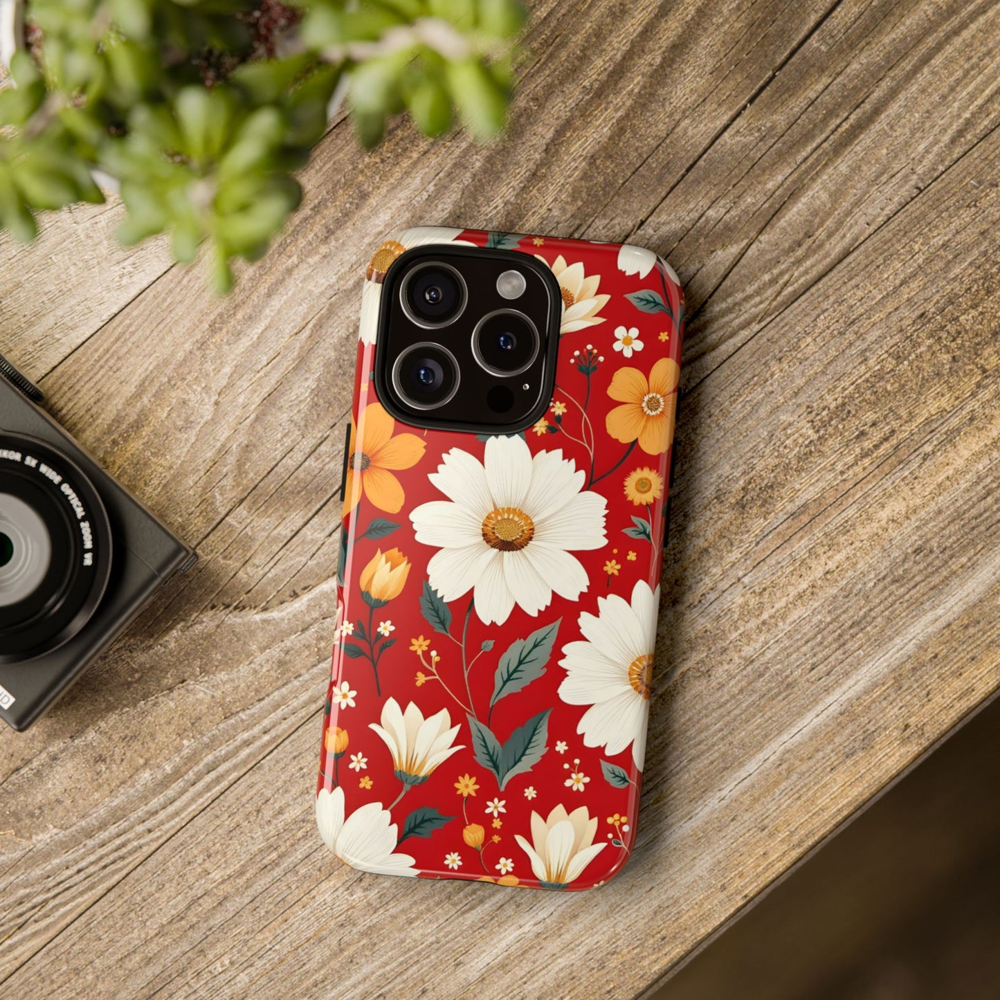 Floral Tough Phone Case | Durable Protection with Vibrant Flowers